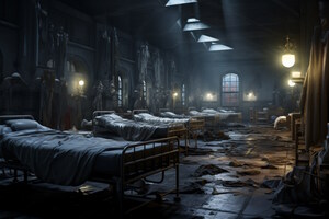 Фотография перформанса Морг от компании Паника (Фото 1)